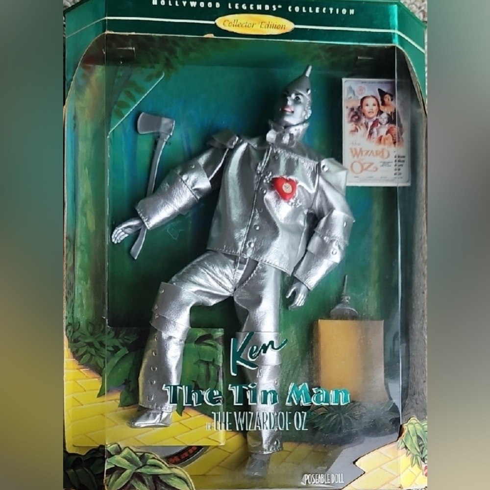 Barbie Wizard of Oz 75th Anniversary Collectible Ken as Tin-Man NWT